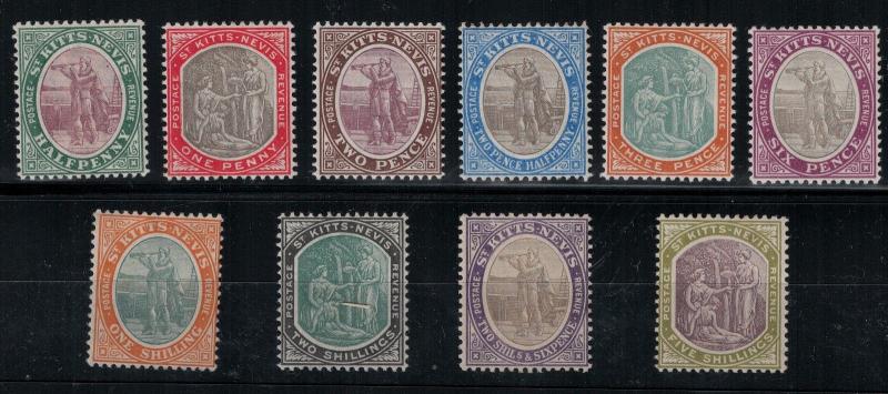 St. Kitts and Nevis SC 1-10 Mint 1903 SCV$ 175.00 Set