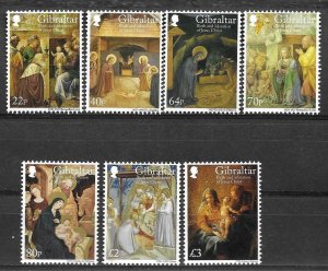 2018    GIBRALTAR  -  CHRISTMAS   -  MNH