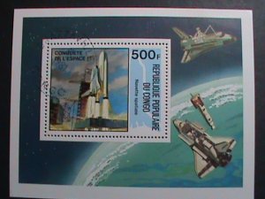 CONGO-1981-SPACE SHIP-CTOS/S VERY FINE  WE COMBINE AND SHIP TO WORLD WIDE.