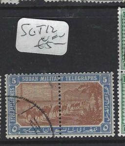 SUDAN   (P3103B)  MILITART TELEGRAPH SG T12   VFU