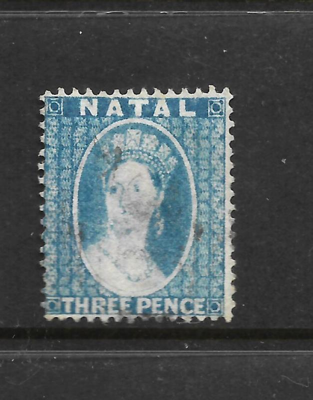 NATAL  1859-60   3d    QV   FU   SG 10