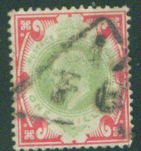 Great Britain Scott 138a KEVII 1911 stamp CV $60