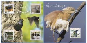 NIGER 2014 2 SHEETS nig14311ab OISEAUX BIRDS PIGEON 