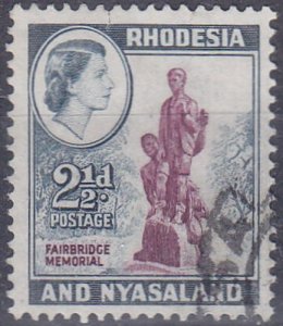 Rhodesia and Nyasaland 1959 SG21 Used