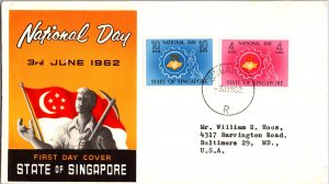 Singapore, Worldwide First Day Cover