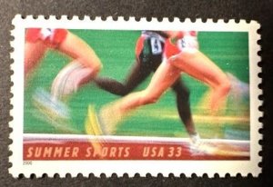 US #3397 Summer Sports, Runners 33c 2000 Mint NH