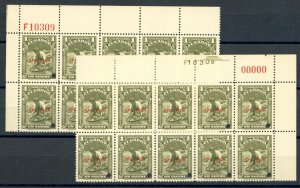 ECUADOR Stamp 1s *GOLD PANNING* (1937) ABNCo F10309 SPECIMEN Blocks{20} MNH ZU74