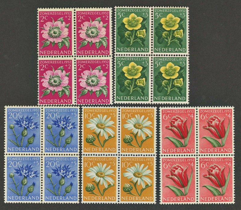 NETHERLANDS SCOTT # B238-42 MINT NEVER HINGED (BLOCK OF 4) 