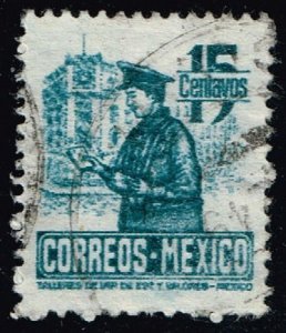 Mexico #825 Postman; Used (0.25) (3Stars)