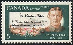 Canada - #487 John McCrae  - MNH