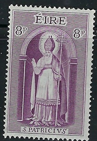 Ireland 180 MLH 1961 issue; lightly penciled numbers on back (an3356)