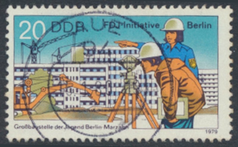 German Democratic Republic  SC# 2012    Building Site Used see details & scans