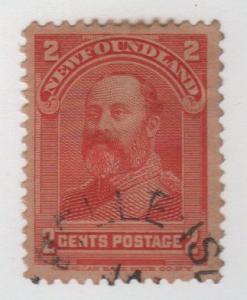 Newfoundland 1897 - Scott 81 used - 2c, King George VII