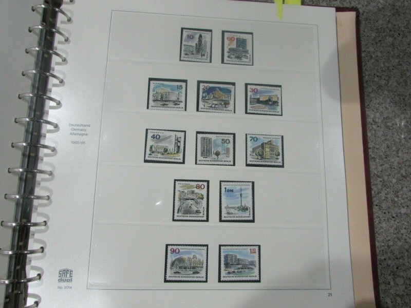 $Safe hingeless album Berlin 1948-1973 mint stamps inside