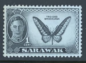 SARAWAK 1950 1 cent SG171 LIGHTLY MOUNTED MINT