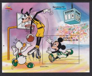 Antigua 1537 Disney's Souvenir Sheet MNH VF