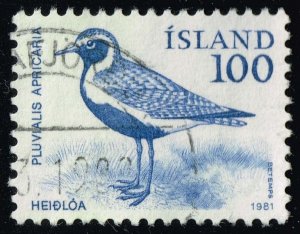 Iceland #544 Golden Plover Bird; Used