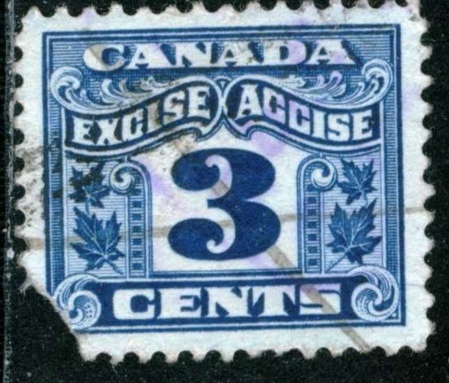 Canada - #FX38 - USED FAULT, TWO LEAF EXCISE TAX - 1915- Item C398AFF7