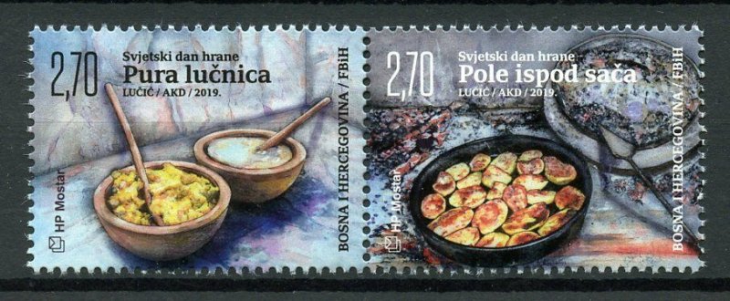 Bosnia & Herzegovina Gastronomy Stamps 2019 MNH World Food Day Cultures 2v Set