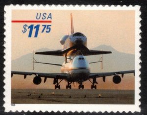 US 1998 $11.75 Piggyback Space Shuttle; Scott 3262; MNH