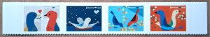United States #6046-6049 (78c) Love MNH strip of 4 (2026)