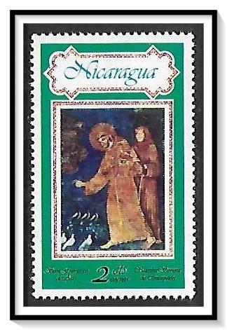 Nicaragua #1073 St Francis of Assisi MNH