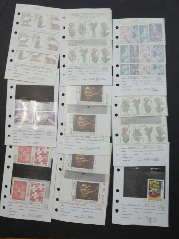 EDW1949SELL : MONACO All VF MNH collection of Complete sets. Face 2151 FF + 103€