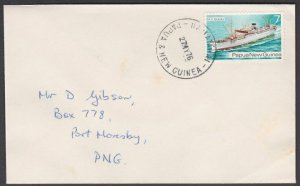 PAPUA NEW GUINEA 1976 cover ex NAMATANAI....................................M677