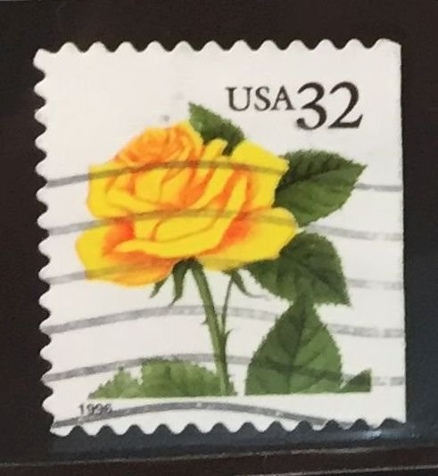 US #3049 Used F/VF - Yellow Flower 32c