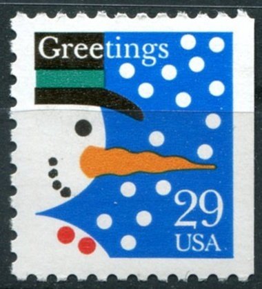 United States Sc#2803 MNH, 29c multi, Christmas 1993 (1993)