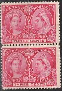 Canada Jubilee #53 Pair MNH   (1301)