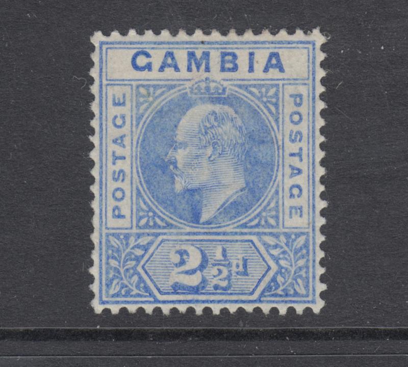 Gambia Sc 31 MLH. 1902 2½p ultra KEVII