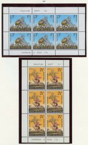 NEW ZEALAND SELECTION 1954//69 ISSUES  ON PAGES  MINT NH SCOTT $181.00