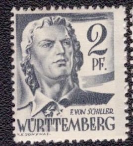 Germany -French Occupation Wurttemberg 1947 -  8n1 MNH