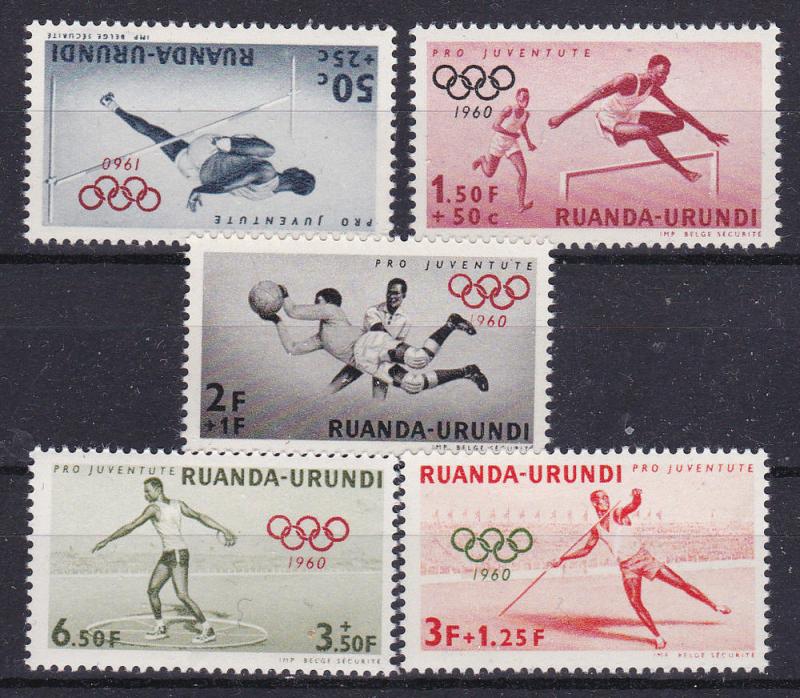 Ruanda-Urundi B26-30 1960 Olympic Games