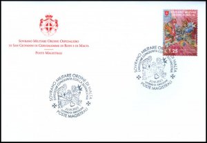 SMOM Order of Malta 2023 Help for Ukraine Joint Issue with Slovakia FDC