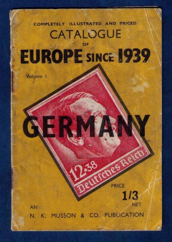 Germany 1939-1945 - Scarce H.R.Harmer Stamp Catalogue - War Period: F-VF