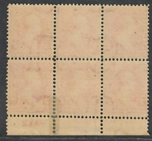 $US Sc#267 M/H/F/VF, Plate Block#312 perf seps, Cv. $190