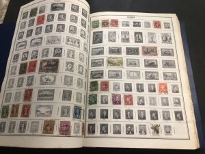 STATESMAN DELUXE STAMP ALBUM Lots Of Nice Stamps Might Find Some Gems