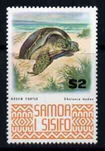 SAMOA - 1972 - Green Turtle - Perf Single Stamp - Mint Never Hinged