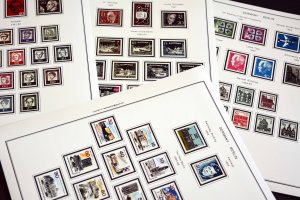 COLOR PRINTED GERMANY BERLIN 1948-1990 STAMP ALBUM PAGES (76 illustrated pages)