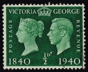 Great Britain #252 Victoria and George VI; Used (0.25)