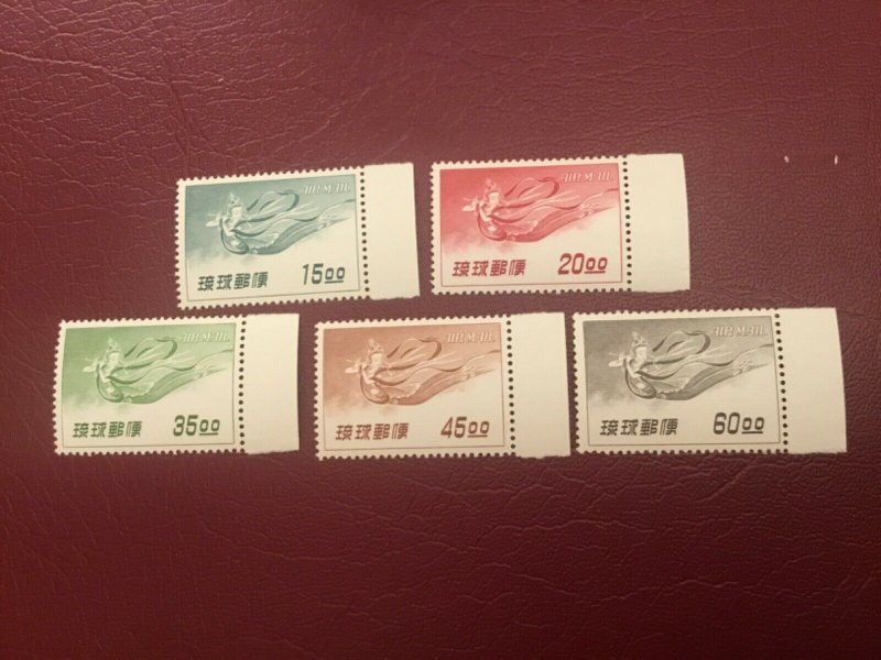 ICOLLECTZONE US Ryukyu C9-13 VF NH Nice set!