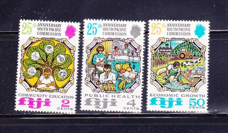 Fiji 324-326 Set MNH South Pacific Commission (A)