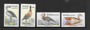 BIRDS - VENDA #161-4 MNH