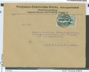 Upper Silesia  Kattowitz voted for Poland