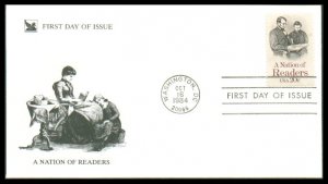 #2106 Nation of Readers Pegasus FDC