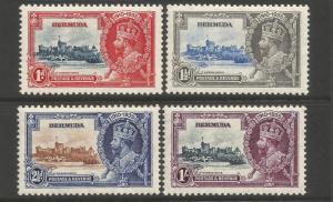 Bermuda 1935 KGV Silver Jubilee set unmounted mint