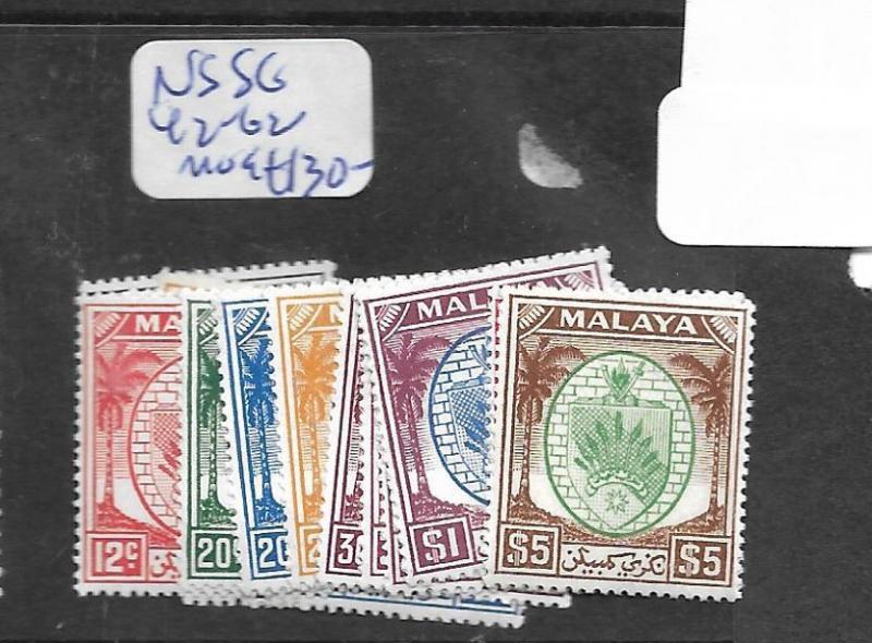 MALAYA NEGRI SEMBILAN (P1201B) ARMS SG 42-62  MOG