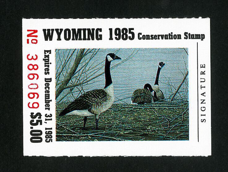 US Duck Wyoming Stamps # 2 XF OG NH Scott Value $50.00